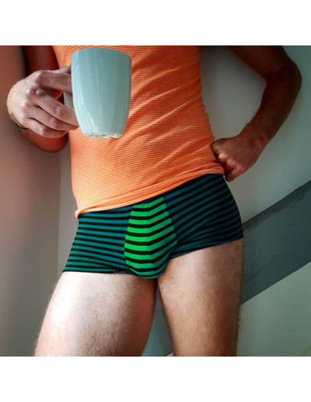 Modello di boxer e canottiera da uomo L'Audacieux - Les BG