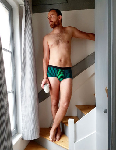 Modello di boxer e canottiera da uomo L'Audacieux - Les BG