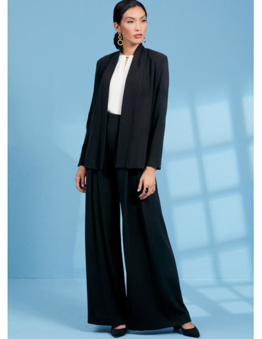 Modello di giacca, top e pantaloni - Vogue 1620