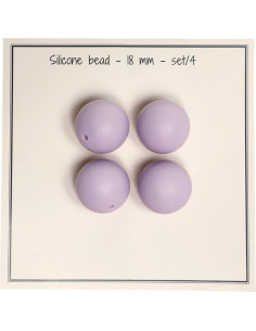 Perle in silicone da 18 mm per sonagli, clip per ciuccio bebé