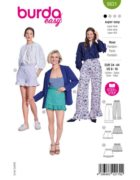 Patron de pantalon - Burda 5631