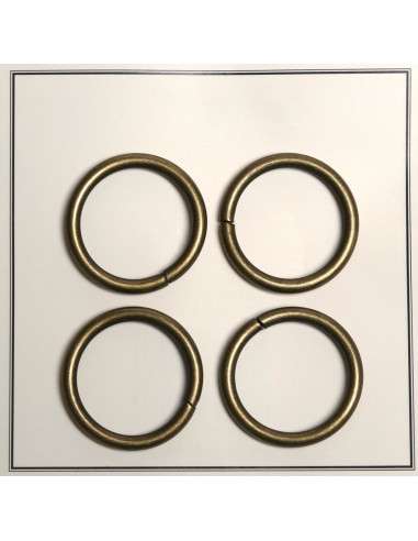 Anelli rotti per borse 30 mm - Bronzo