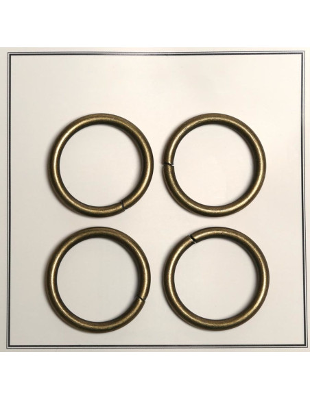 Anelli rotti per borse 30 mm - Bronzo