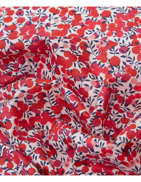 Tissu Liberty - Wiltshire rouge cerise