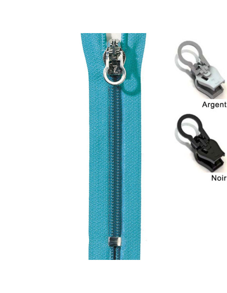 Cursore di ricambio a clip ZlideOn 8C per chiusura con denti a spirale in nylon