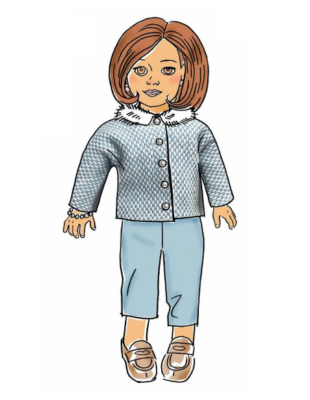 Modello di abbigliamento per bambola 46 cm - Butterick 6645