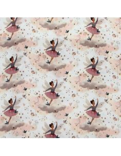 Tissu double gaze imprimé - Ludmila 2