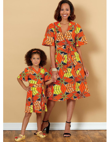 Modello di abito e cintura - Butterick 6654