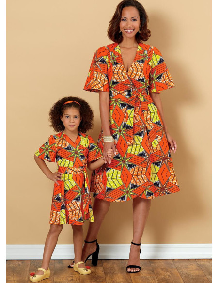 Modello di abito e cintura - Butterick 6654