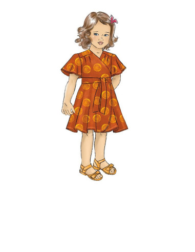 Modello di abito e cintura - Butterick 6654