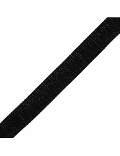 Cinturino in cotone scintillante per borsa - Nero 2