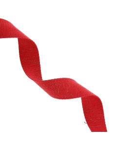 Cinturino in cotone scintillante per borsa - Rosso