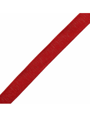Cinturino in cotone scintillante per borsa - Rosso