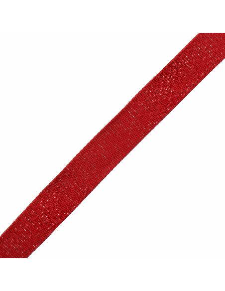 Cinturino in cotone scintillante per borsa - Rosso