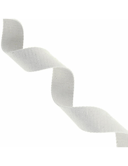 Cinturino in cotone per borsa scintillante - Ecru