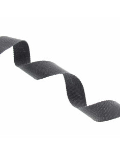 Cinturino in cotone scintillante per borsa - Grigio antracite