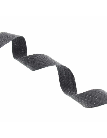 Cinturino in cotone scintillante per borsa - Grigio antracite