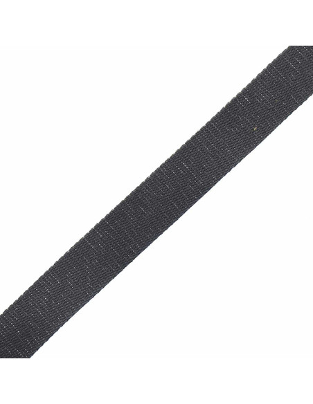 Cinturino in cotone scintillante per borsa - Grigio antracite