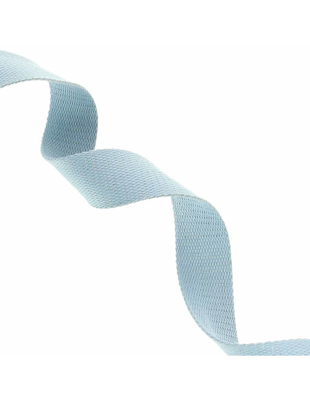 Cinturino in cotone scintillante per borsa - Azzurro