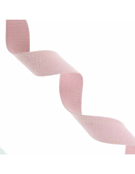 Cinturino in cotone scintillante per borsa - Rosa