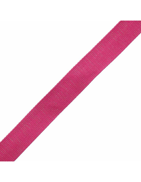 Cinturino in cotone scintillante per borsa - Fucsia