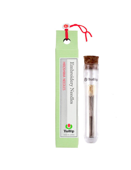 Tubo di 8 aghi da ricamo Tulip - N°10