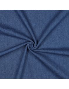 Tissu jeans coton classique - Bleu moyen