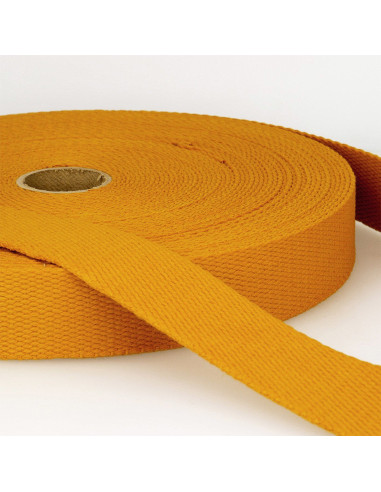 Cinghia in cotone per borse - Senape