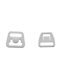 Chiusura a clip per reggiseno da allattamento - Bianco