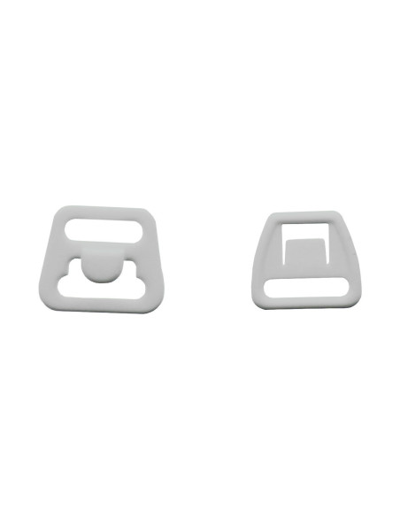 Chiusura a clip per reggiseno da allattamento - Bianco