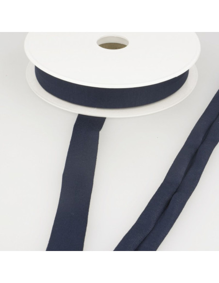 Viscosa jersey sbieco - Blu notte