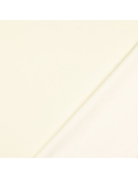 Tissu softshell déperlant envers micro polaire - Écru