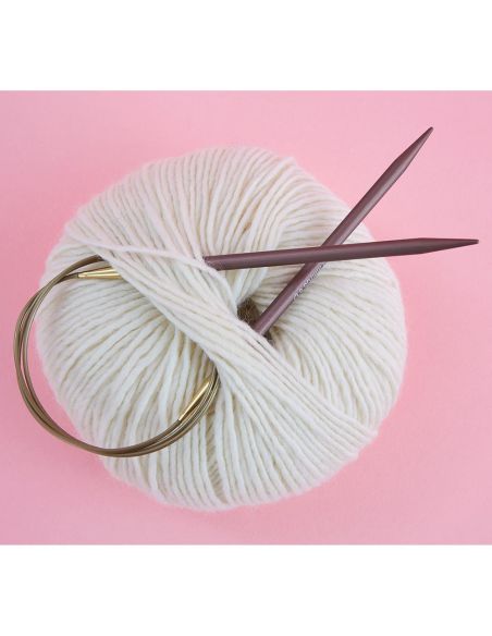 Aiguilles circulaires fixes addi Mystic Lace