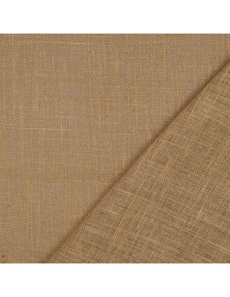 Toile de jute lurex or - Naturel