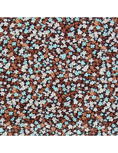 Tissu viscose Myosotis - Roux