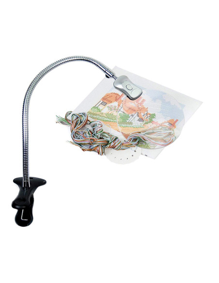Lente d'ingrandimento illuminata a clip Purelite