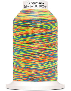 Cono filo mousse Gütermann Bulky-Lock Multicolour 1000 m
