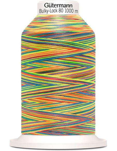 Cono filo mousse Gütermann Bulky-Lock Multicolour 1000 m