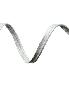 Cordoncino similpelle - Argento