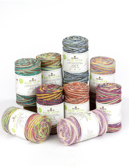 Coton recyclé Eco Vita 4 Multicolor DMC