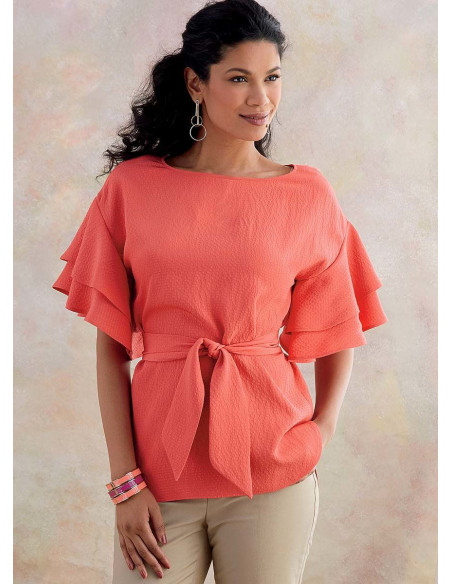 Modello per top e cintura - Butterick 6685