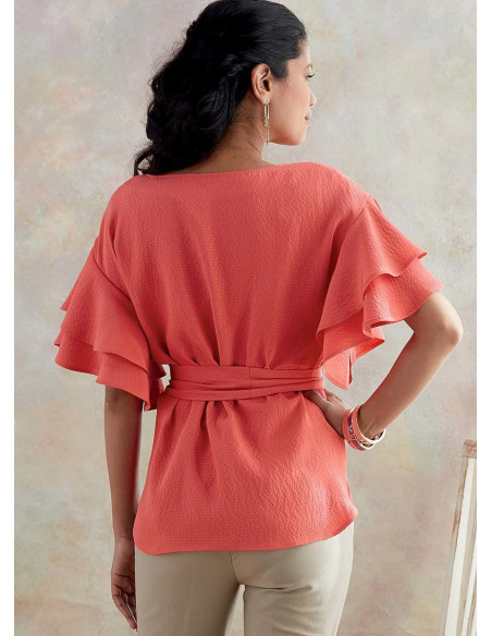 Modello per top e cintura - Butterick 6685