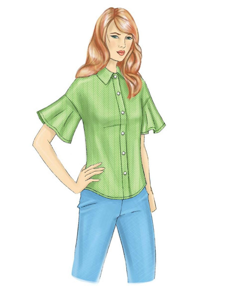 Modello di top - Butterick 6686