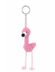 Kit mini porte-clés amigurumi Anchor - Flo le flamand rose 2