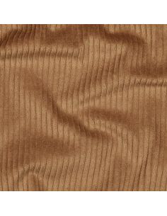 Tessuto velluto a coste di cotone - Cioccolato 2