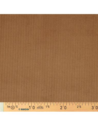 Tessuto velluto a coste di cotone - Cioccolato