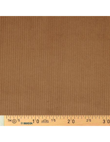 Tessuto velluto a coste di cotone - Cioccolato