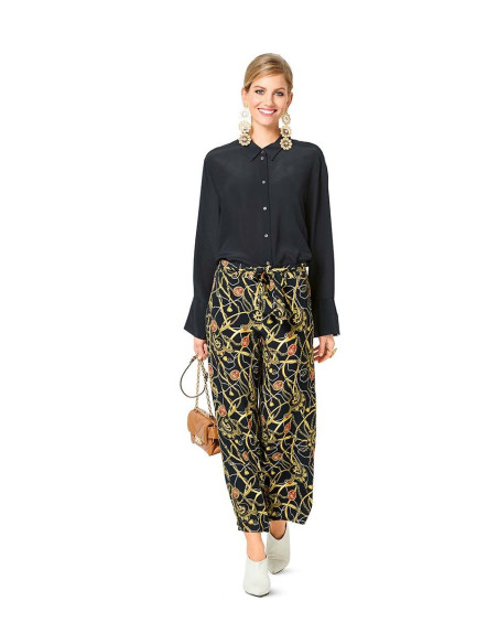 Modello di pantaloni ampi - Burda 6250