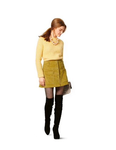 Modello di gonna svasata - Burda 6252