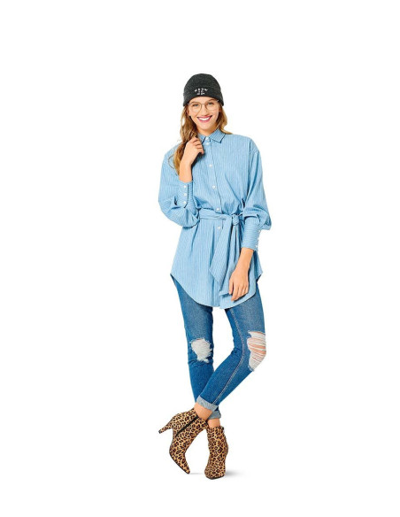 Modello di camicetta e camicia - Burda 6263
